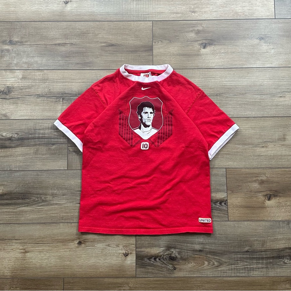 Vintage 2000s Nike Team Manchester United Ruud Van Nistelrooy Tee